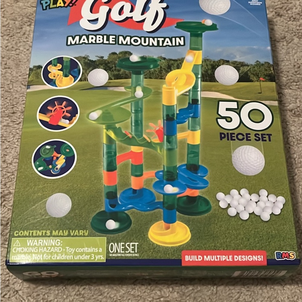 Golf Marble Mountain 50-Piece Building Set - Multicolor